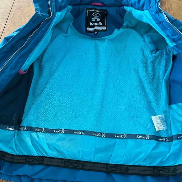 Kamik Kids Ski Jacket with Zip-On Hood Size 12 - Picture 4 of 13